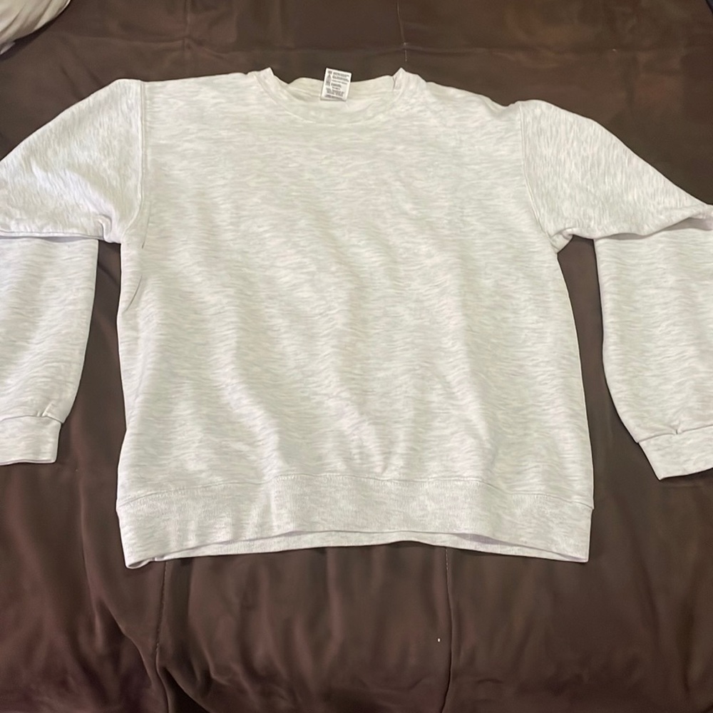 White Vintage Cotton Deluxe Sweatshirt